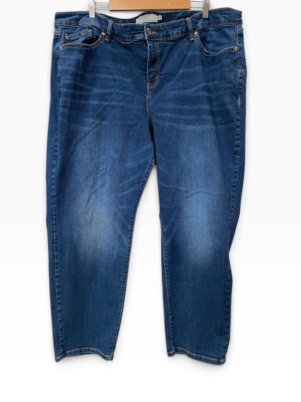 Torrid Dark Blue Boyfriend Jeans 26R - 28.5" Inseam 26W 26 3X